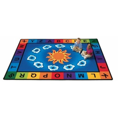 CARPETS FOR KIDS Carpets For Kids 9400 Sunny Day Learn & Play 5.83 ft. x 8.33 ft. Rectangle Carpet 9400
